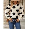 Heart Dropped Shoulder Sweatshirt