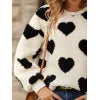 Heart Dropped Shoulder Sweatshirt
