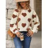 Heart Dropped Shoulder Sweatshirt